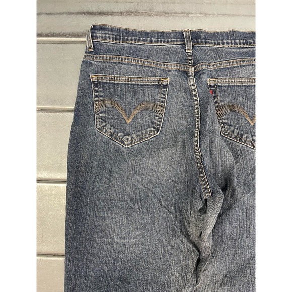 VTG Levis‎ 512 Jeans Slimming Straight Womens 14M 32X31 Blue Medium Wash Denim - Picture 12 of 14